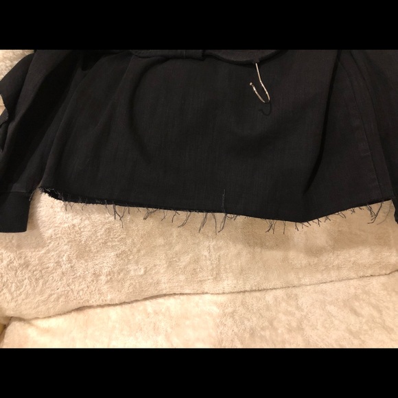 Zara Denim ruffle top - Picture 7 of 8